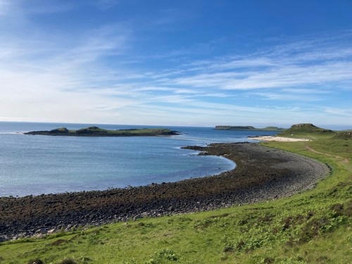 A stretch of coastline